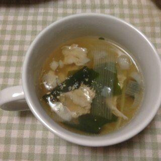 ワカメの中華スープ